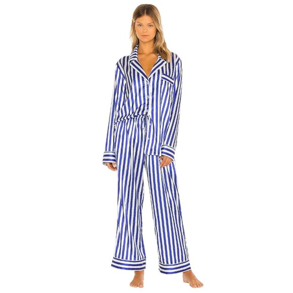 Show Me Your MuMu Other - Show Me Your Mumu Classic PJ Set in Blue XSmall Womens Pants 2 piece Pajamas